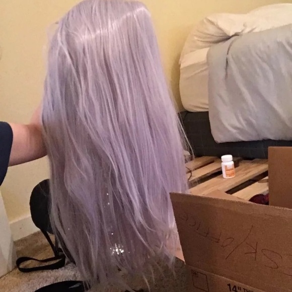 Lilac long wig!
